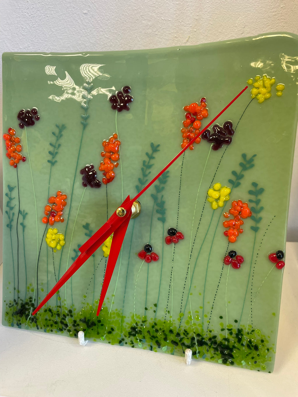 Fused Glass Clock image 1