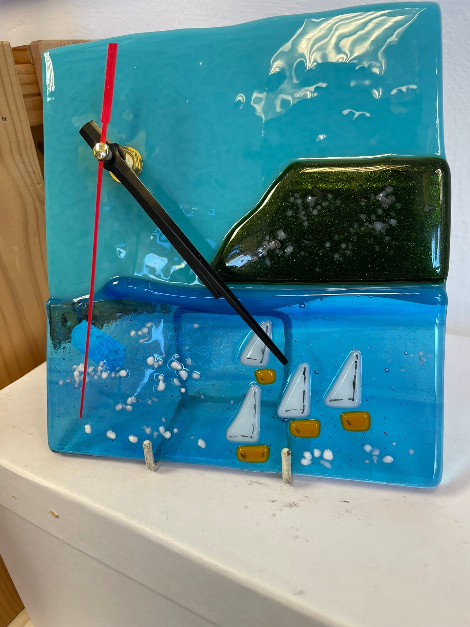 Fused Glass Clock image 5