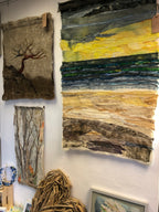 Wet Felted Landscape Hanging image 9