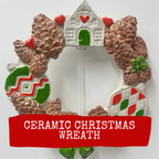Ceramic Christmas Wreath