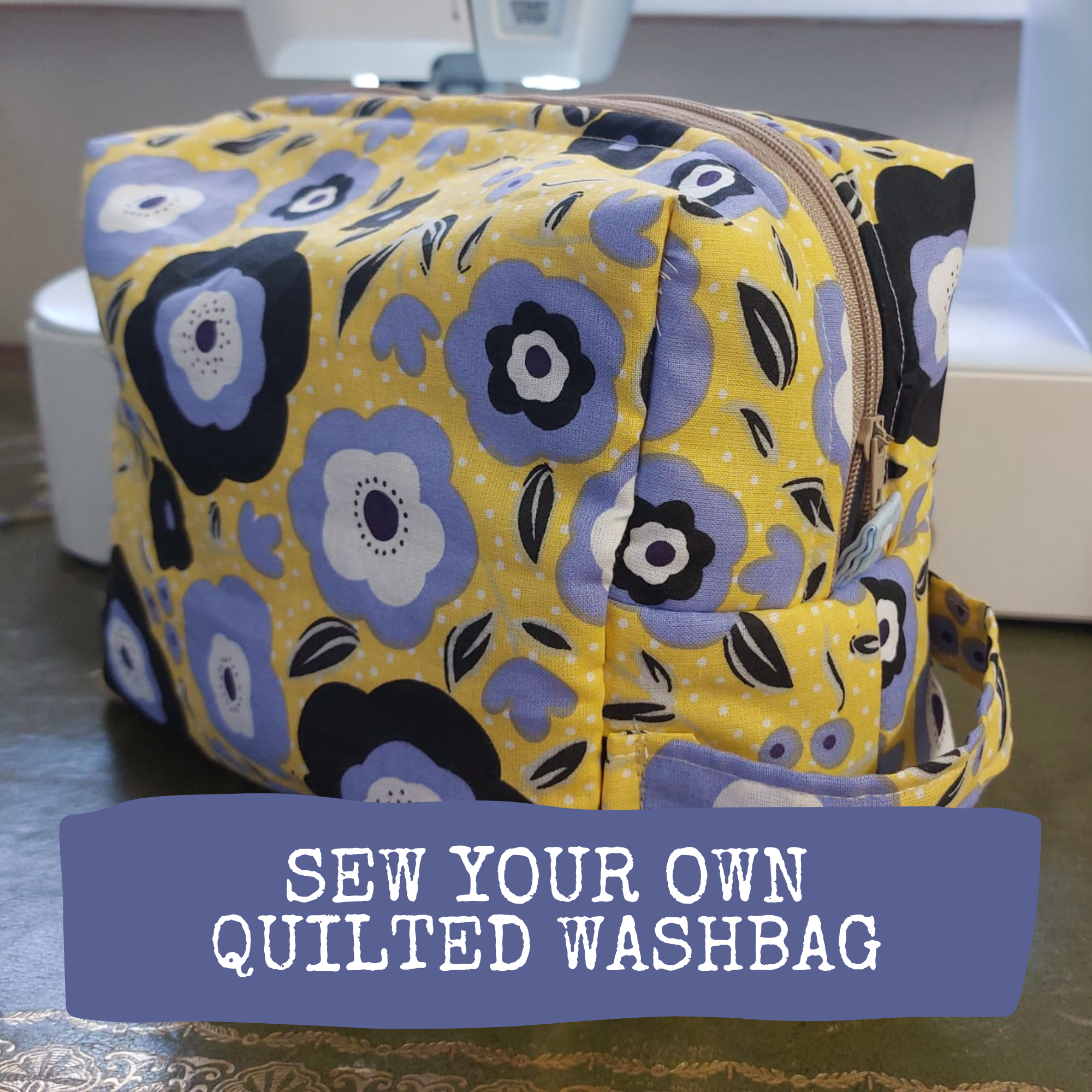 Sew a Quilted Washbag