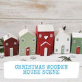 Christmas Wooden House Scene image 0