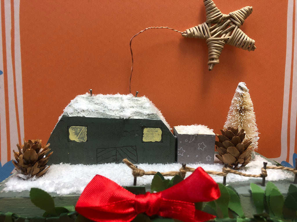 Christmas Wooden House Scene image 12