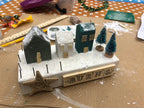 Christmas Wooden House Scene image 16