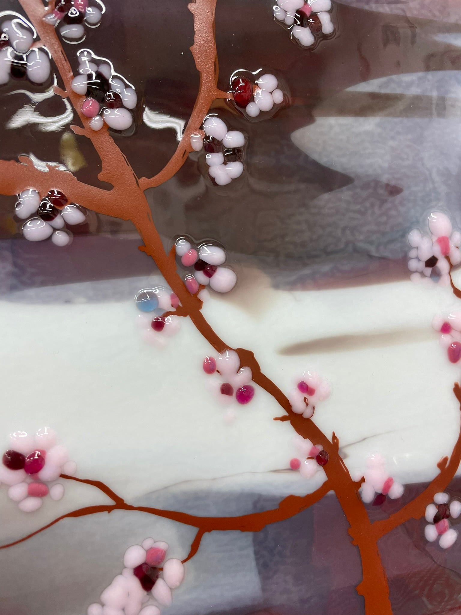 Fused Glass Flower Picture image 2
