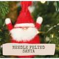 Needle Felted Santa image 0