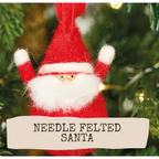 Needle Felted Santa image 0