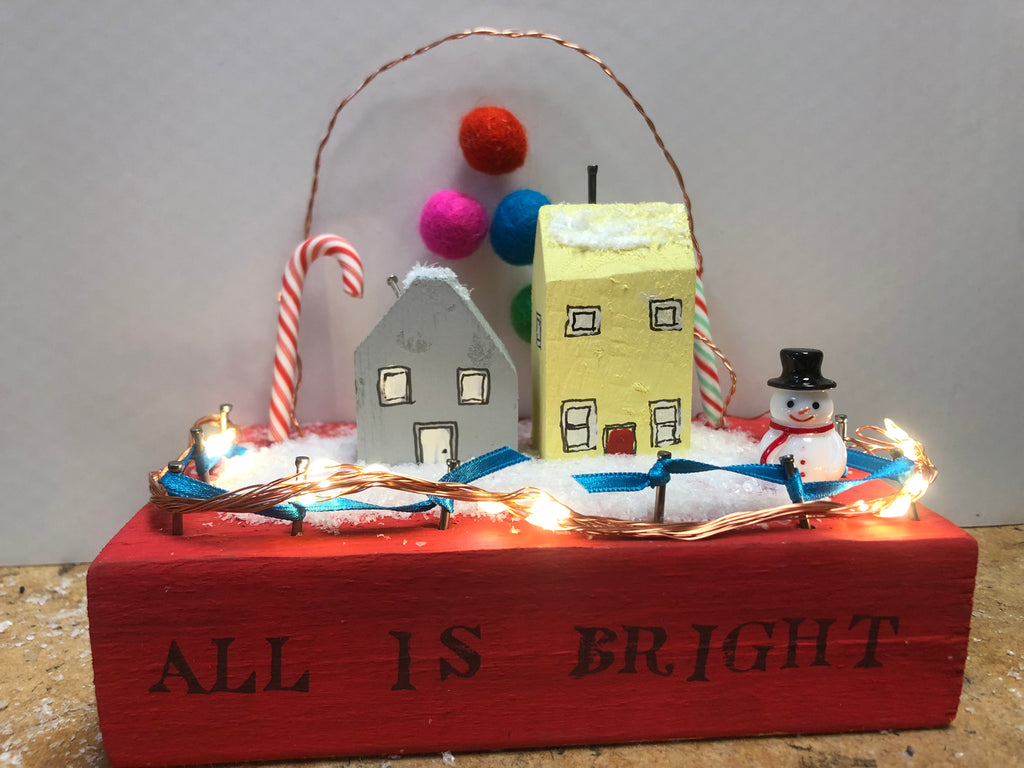Christmas Wooden House Scene image 7