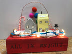 Christmas Wooden House Scene image 7