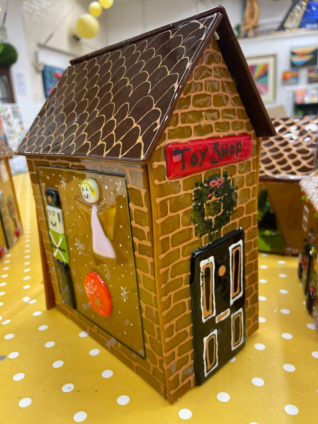 Fused Glass Gingerbread House image 13