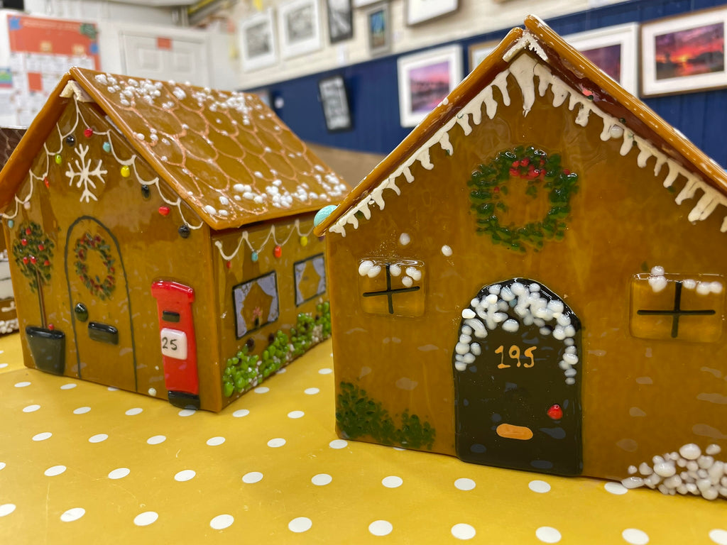 Fused Glass Gingerbread House image 14