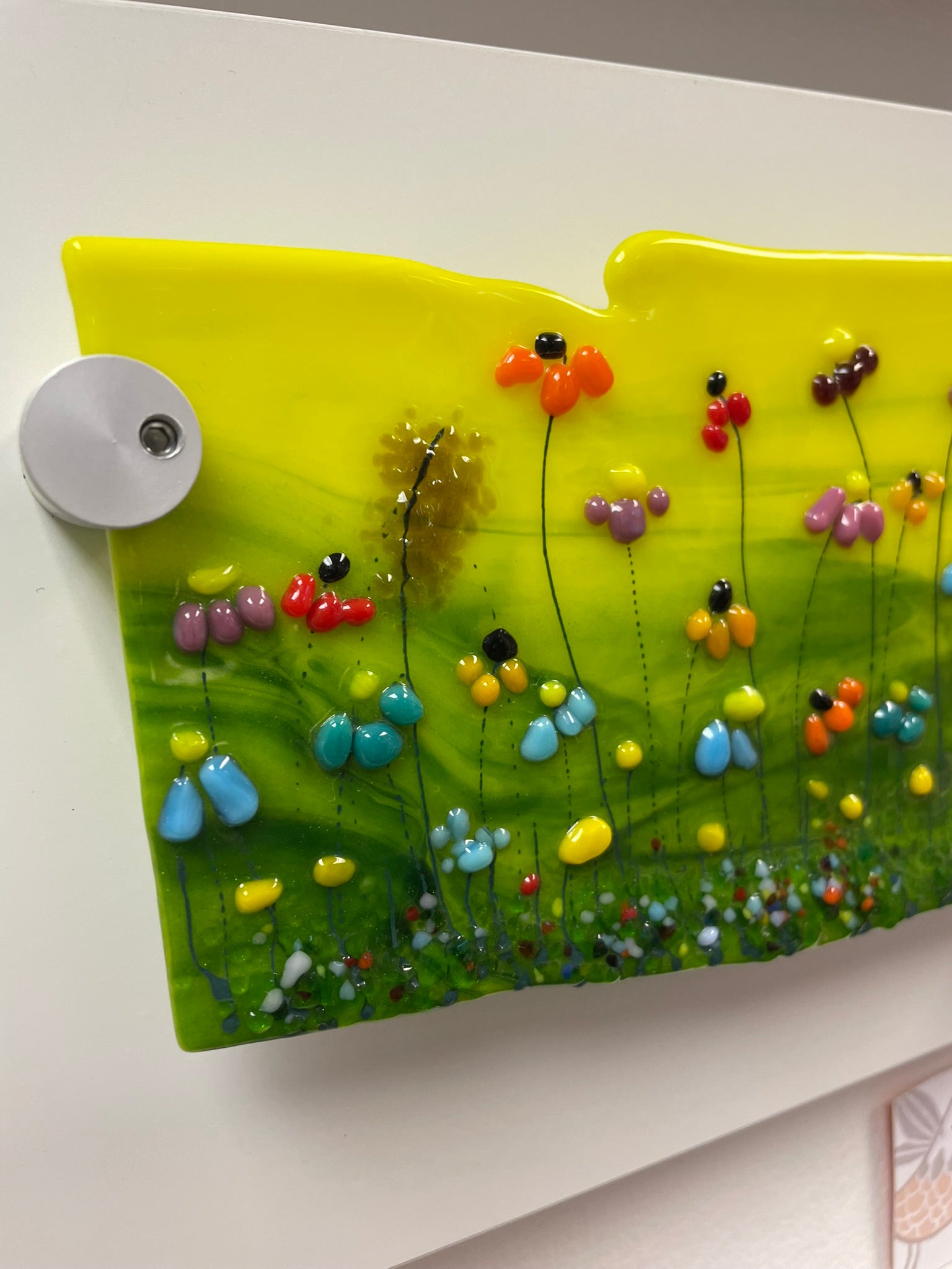 Fused Glass Flower Picture image 5