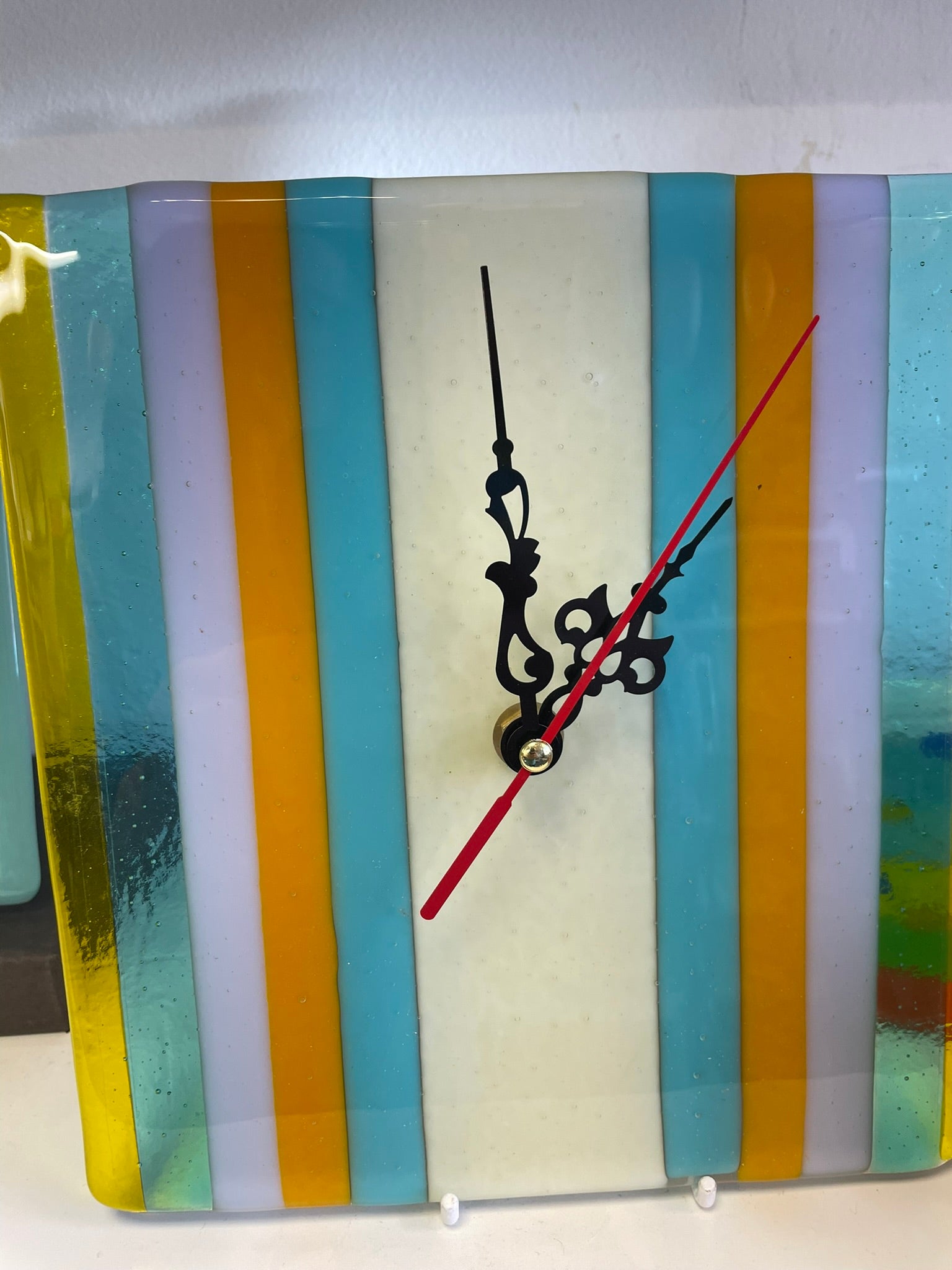 Fused Glass Clock image 2