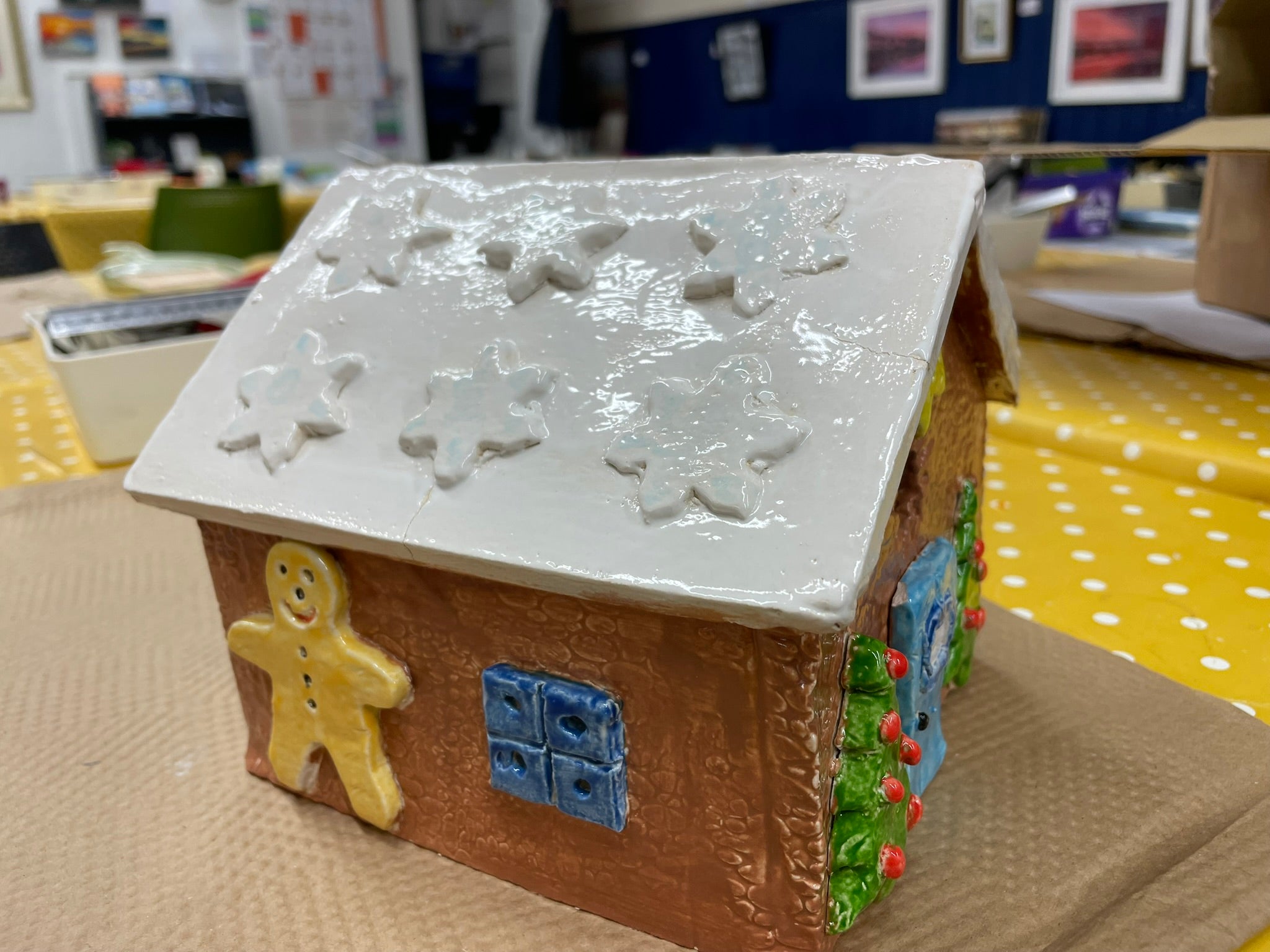Ceramic Gingerbread House image 5