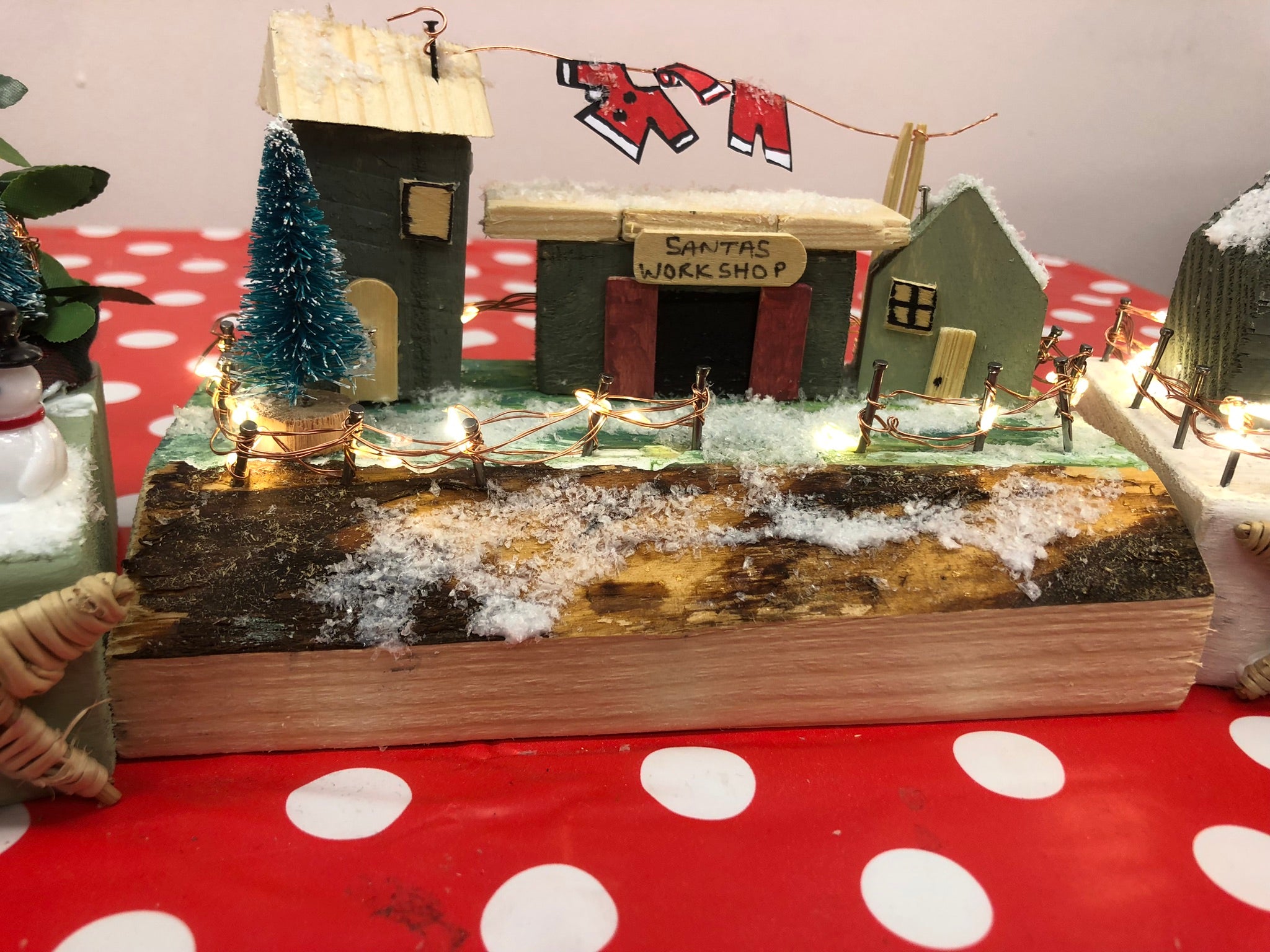 Christmas Wooden House Scene image 21