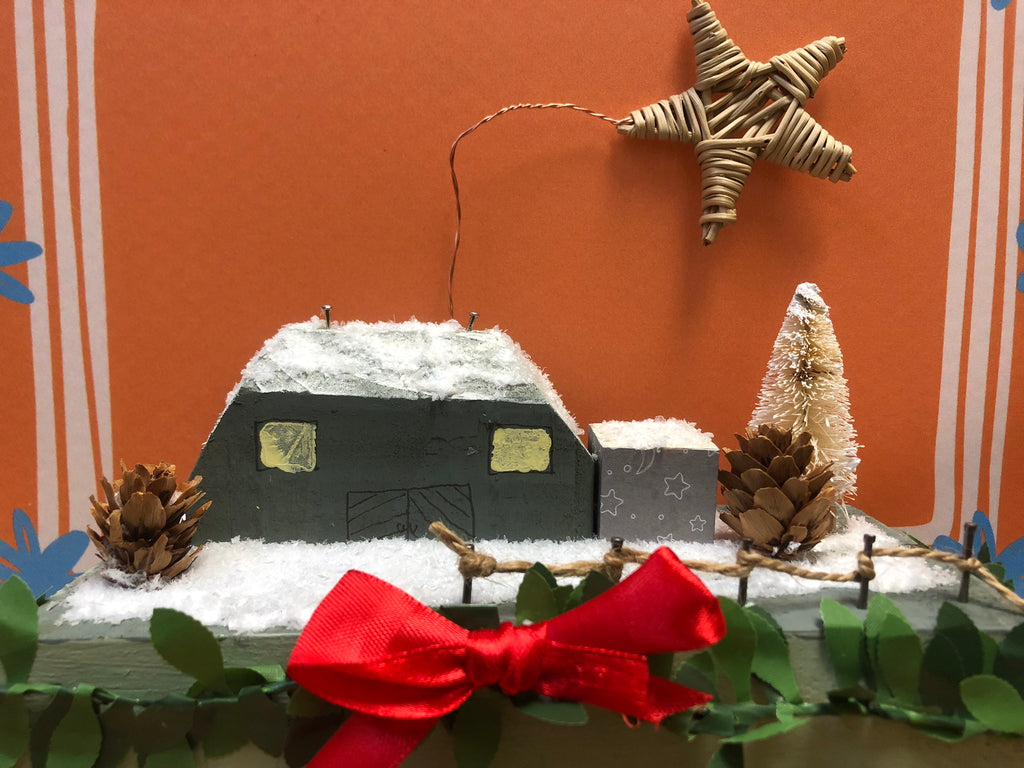 Christmas Wooden House Scene image 13