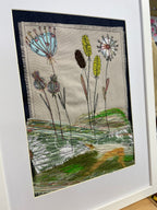 Freehand Machine Embroidered Flower Picture image 1