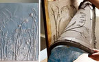 Flower and Foliage Casting Plaque image 1
