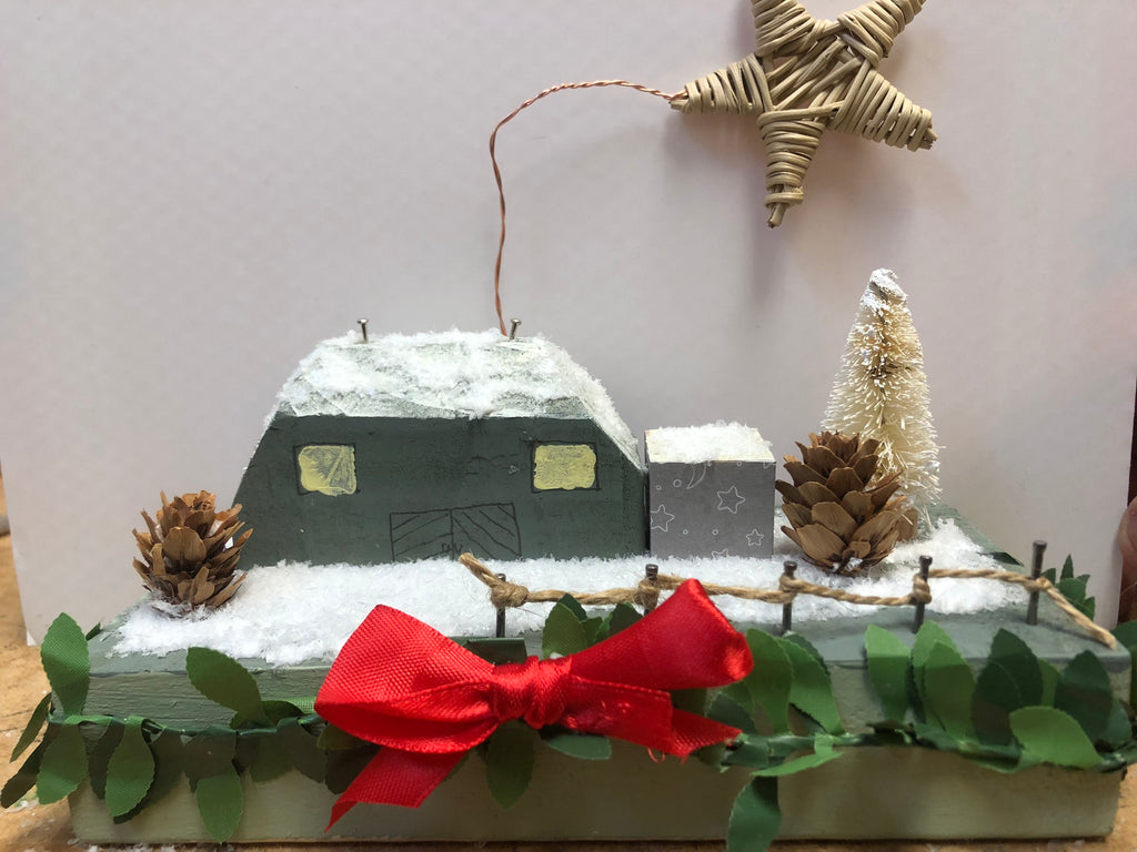 Christmas Wooden House Scene image 9
