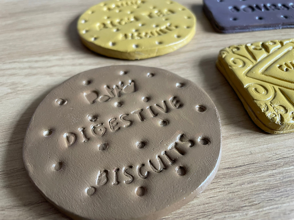 Ceramic Biscuit Coasters and Mug image 2