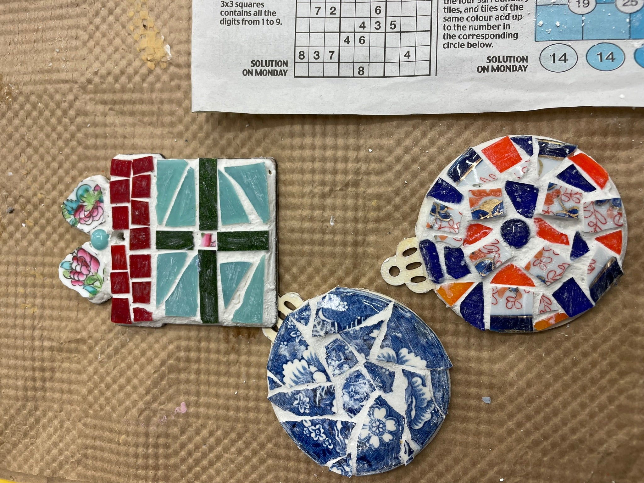 Mosaic Christmas Decorations image 17