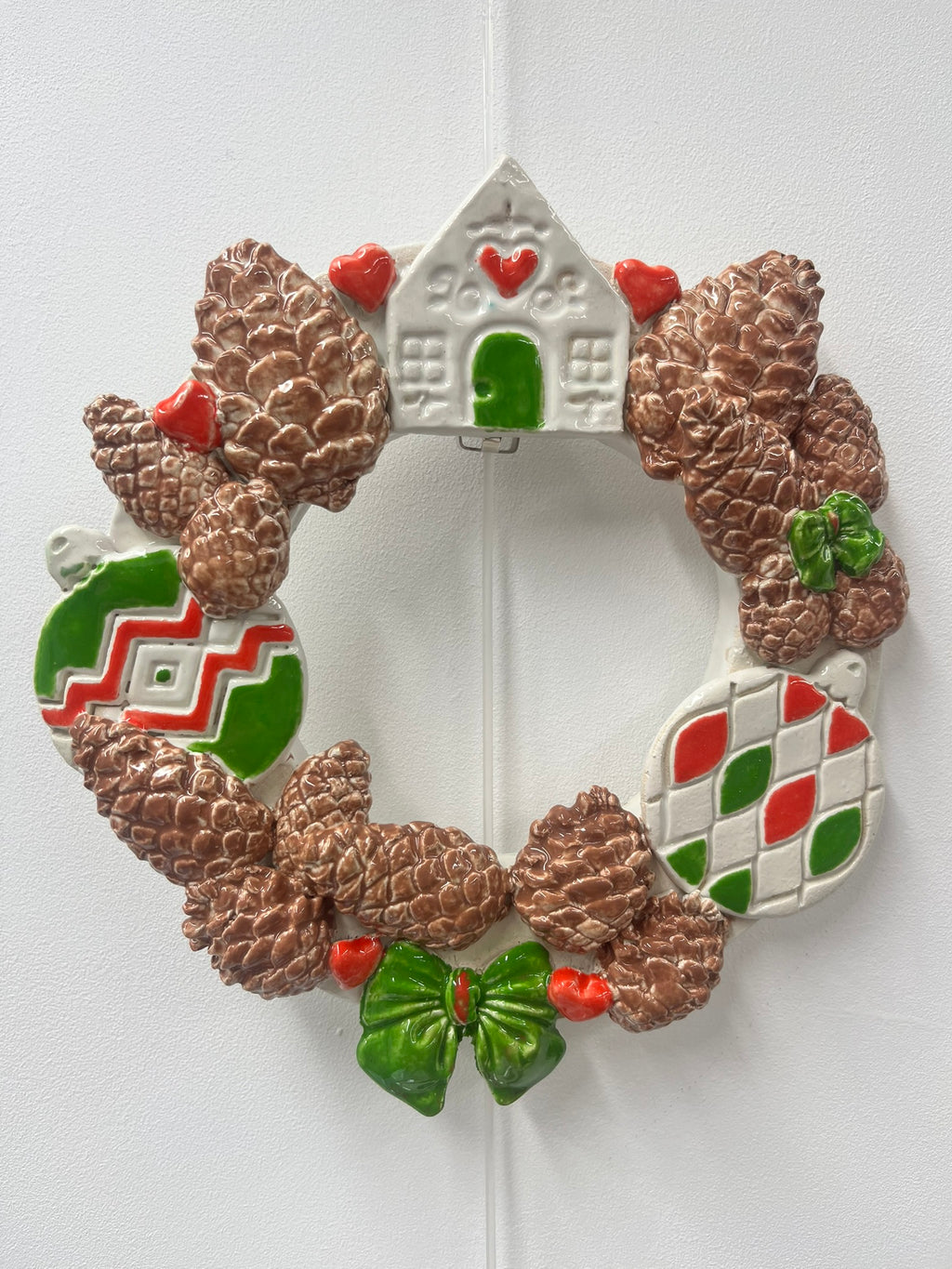 Ceramic Christmas Wreath