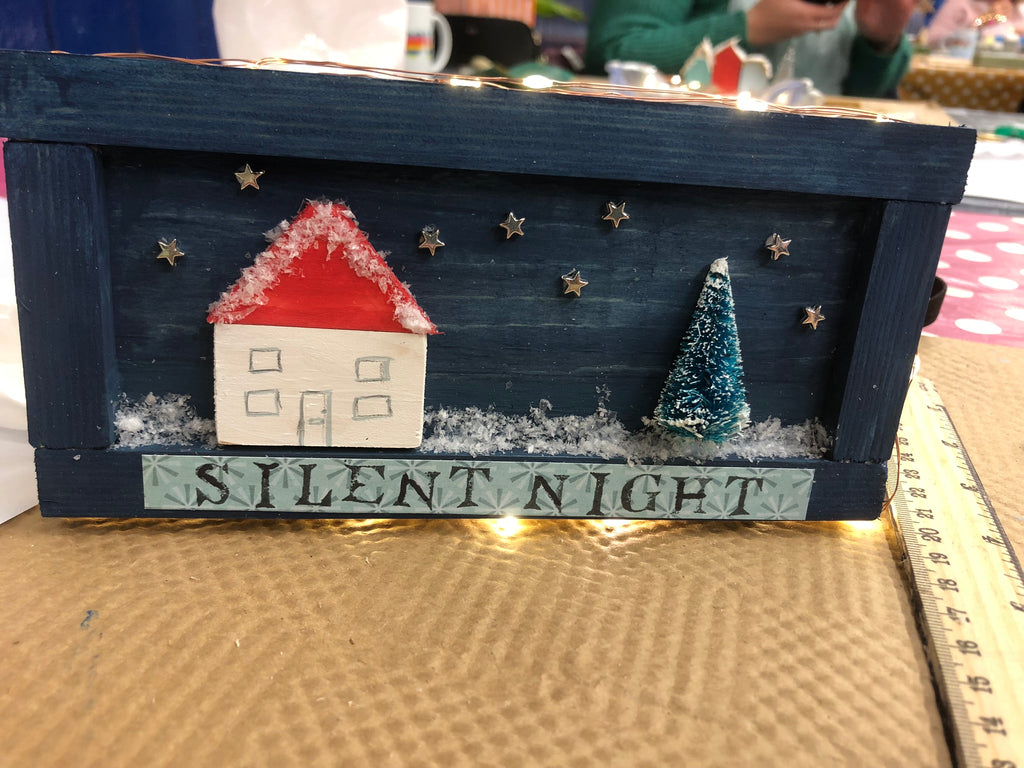 Christmas Wooden House Scene image 23