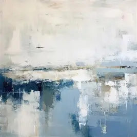 Abstract Coastal Acrylic Painting Workshop image 4