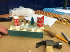 Christmas Wooden House Scene image 18