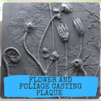 Flower and Foliage Casting Plaque image 0