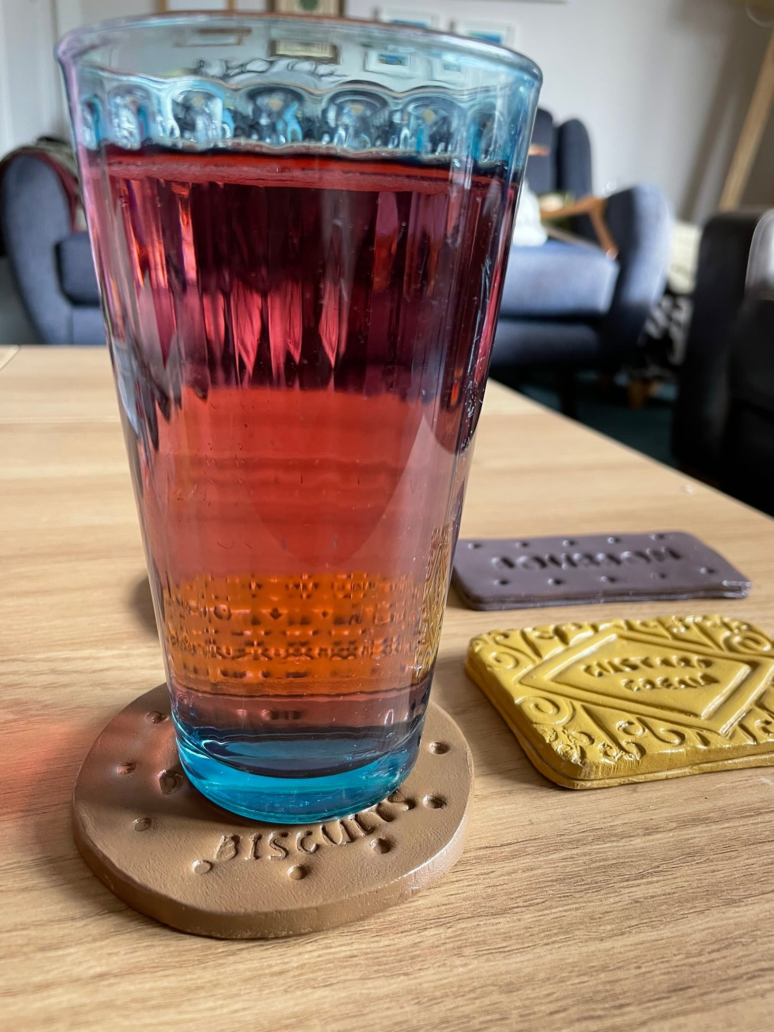 Ceramic Biscuit Coasters and Mug image 1