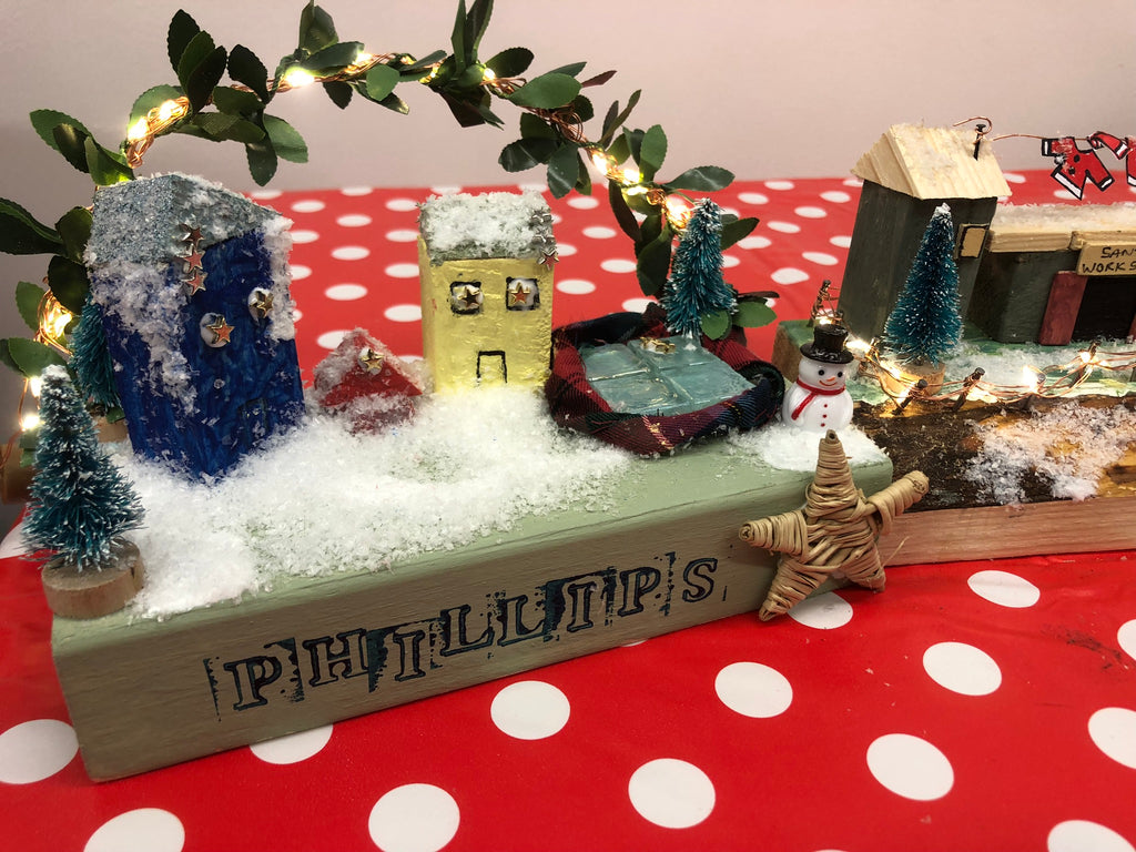 Christmas Wooden House Scene image 20