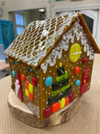 Fused Glass Gingerbread House image 3