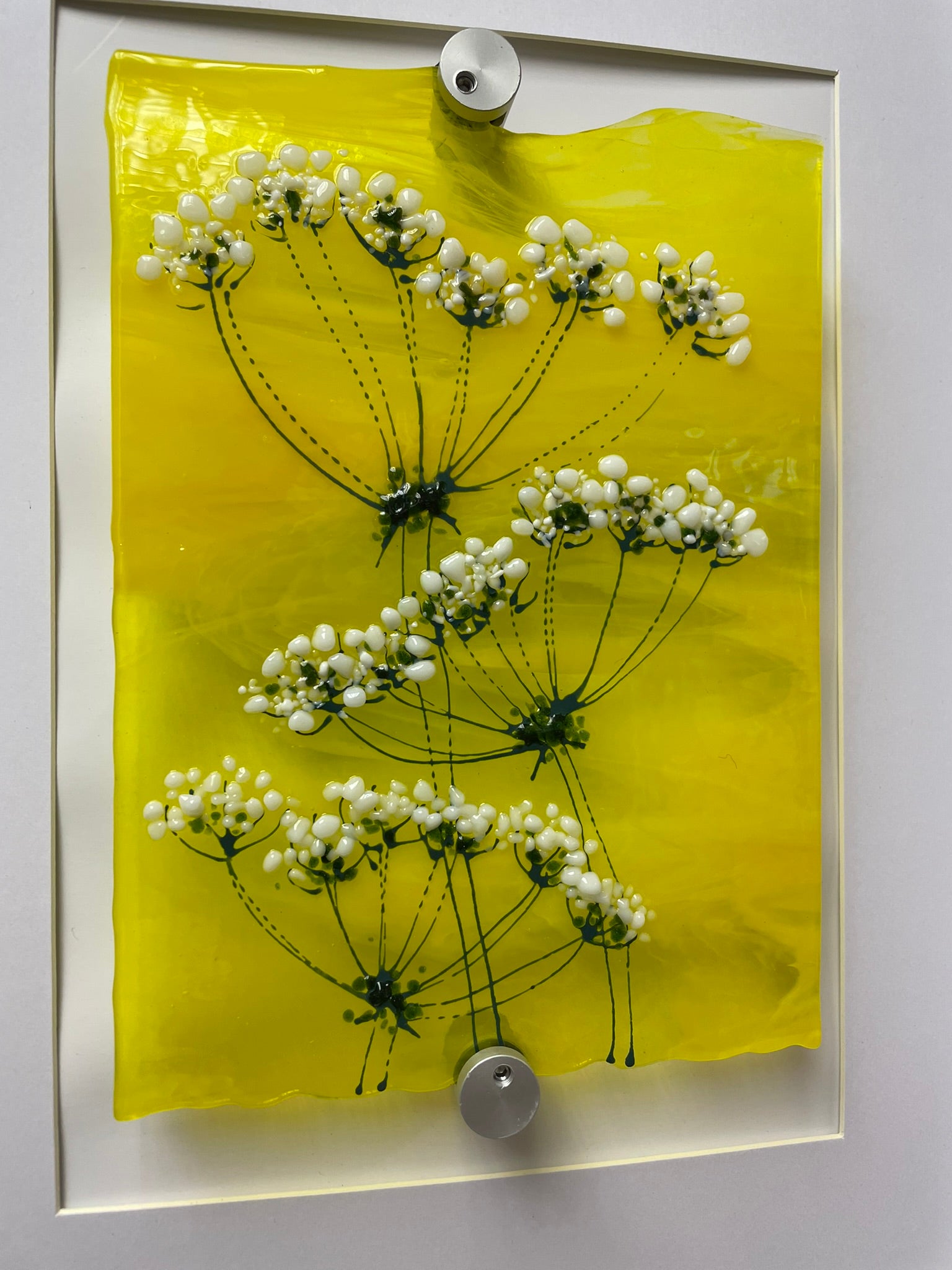 Fused Glass Flower Picture image 3