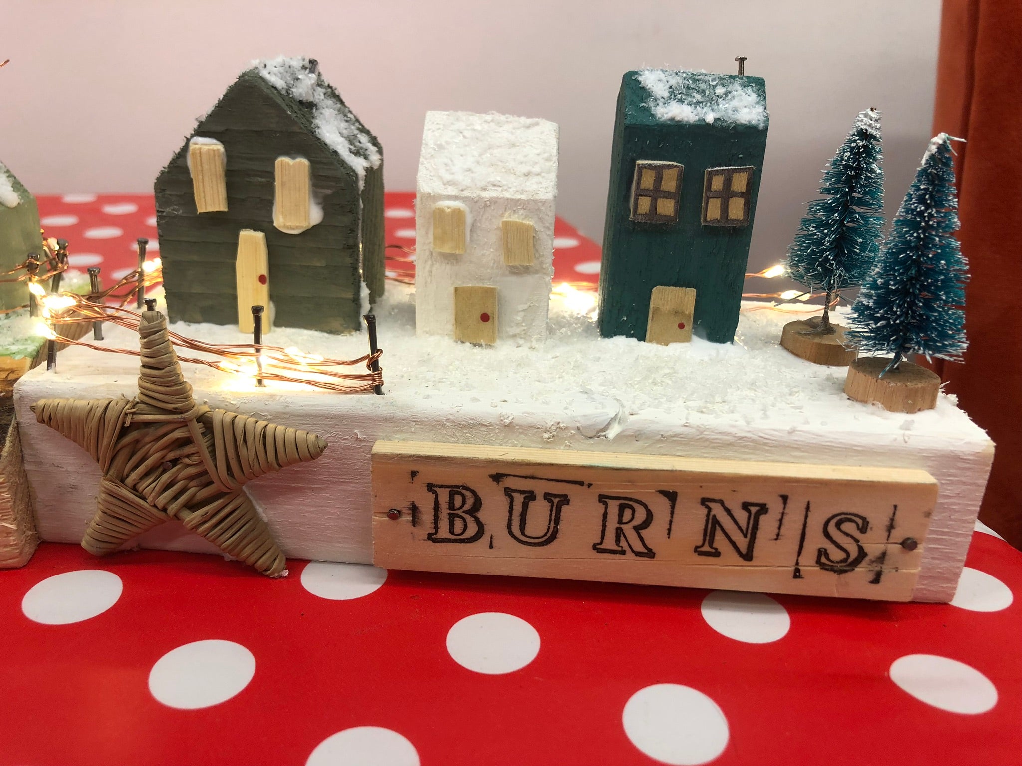 Christmas Wooden House Scene image 22