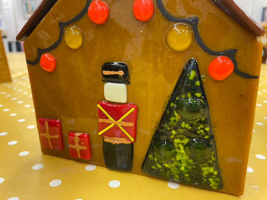 Fused Glass Gingerbread House image 11