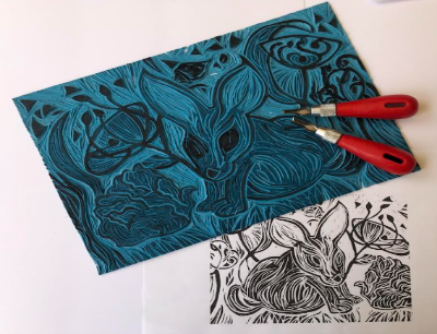Lino Printing image 4