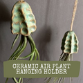 Ceramic Air Plant Hanging Vase image 0
