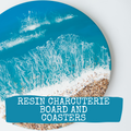 Resin Charcuterie Board & Coasters image 0