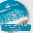 Resin Charcuterie Board & Coasters image 0