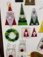 Family Fused Glass Christmas Decorations image 8