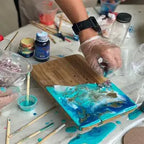 Resin Charcuterie Board & Coasters image 1