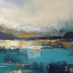 Abstract Coastal Acrylic Painting Workshop image 2