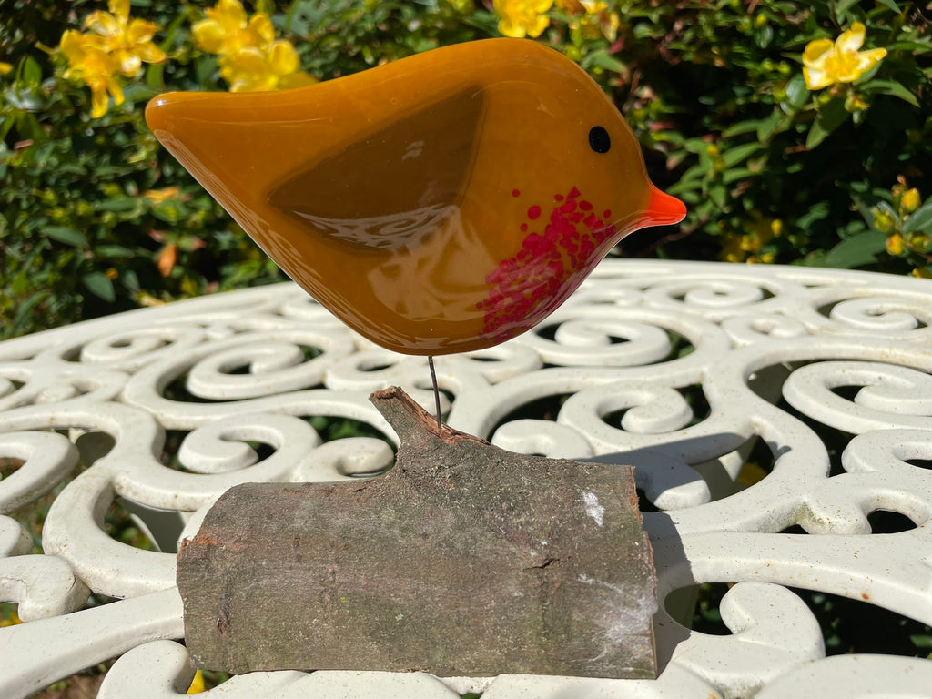 Fused Glass Birds Garden Decoration image 2