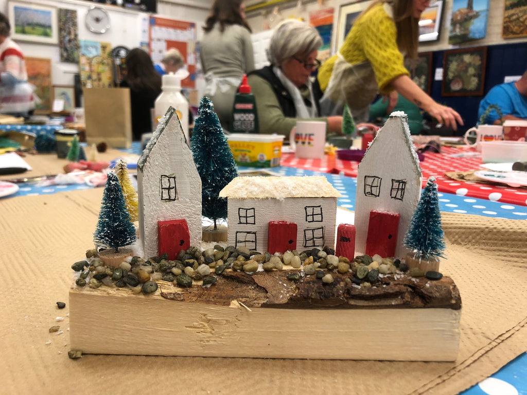 Christmas Wooden House Scene image 15