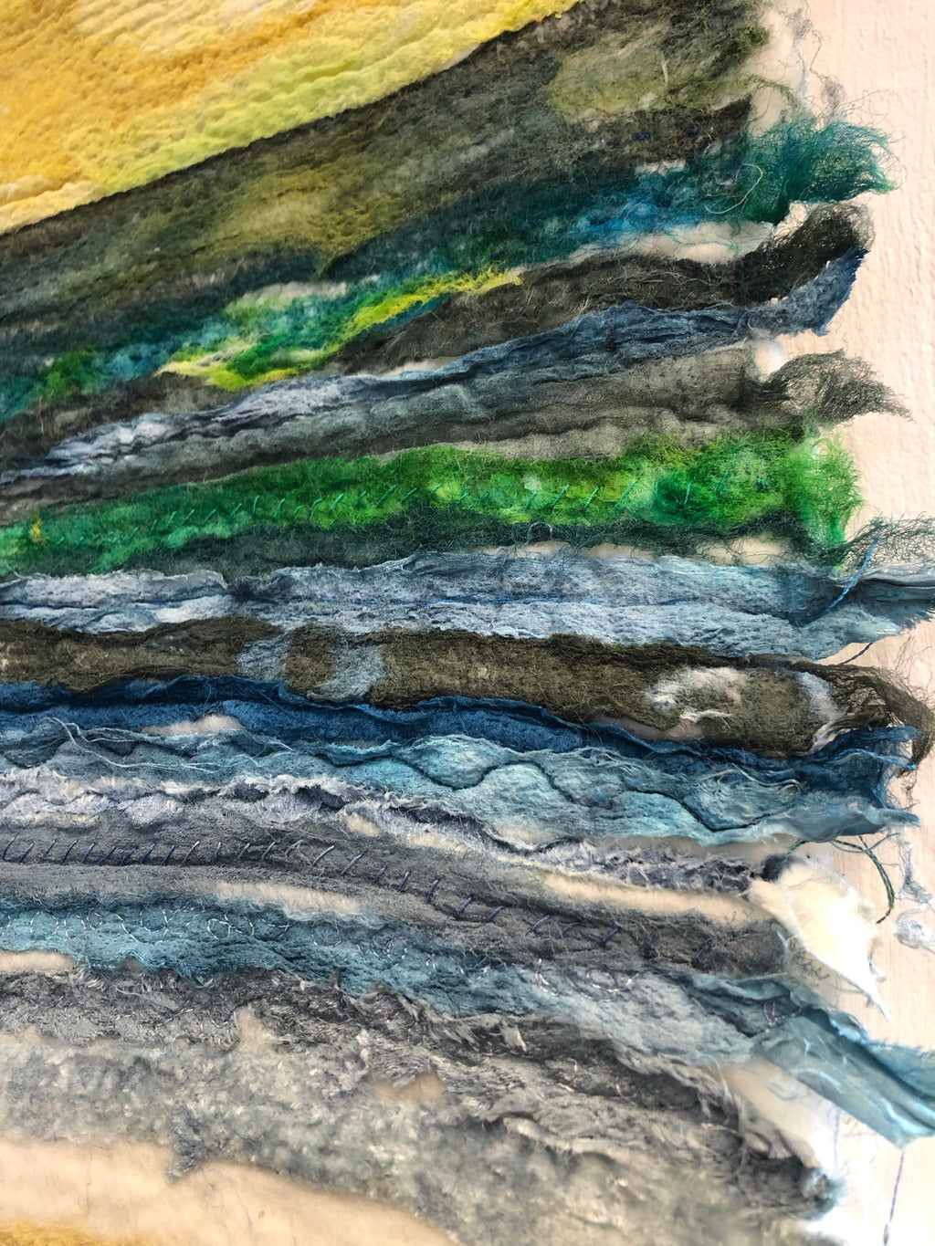 Wet Felted Landscape Hanging image 8