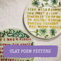 Ceramic Poem/Story Picture image 0